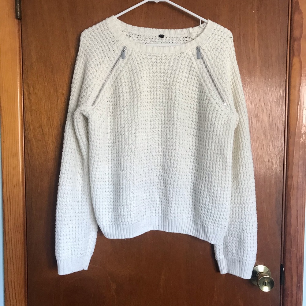 Thick Zipper Sweater | S/M